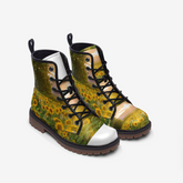 Sunshine and Sunflowers Casual Leather Lightweight boots
